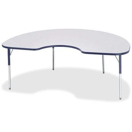 Jonti-Craft TABLE, KIDNEY, 48X72, GY/NY JNT6423JCA112